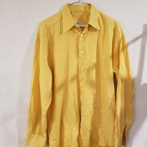 Ermenegildo Zegna Soft Longsleeve Yellow Button L
